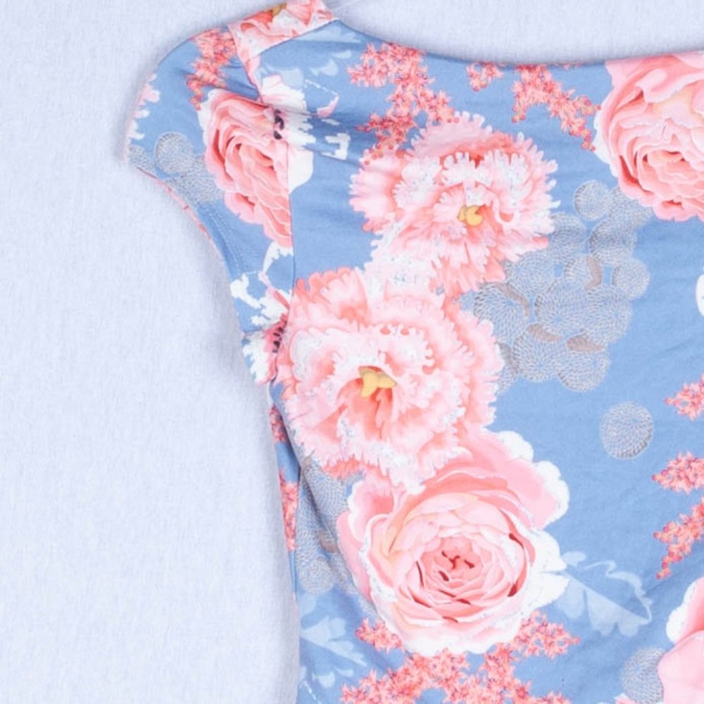 Joe & Elle Floral Crop Top Size Small - Picture 6 of 6